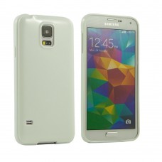 Samsung Galaxy S5 - Soft TPU Protective Phone Cover Case - White